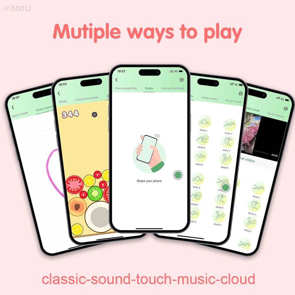 Mini Bluetooth App-Controlled Bullet Vibrator - Passion Pulse Adult