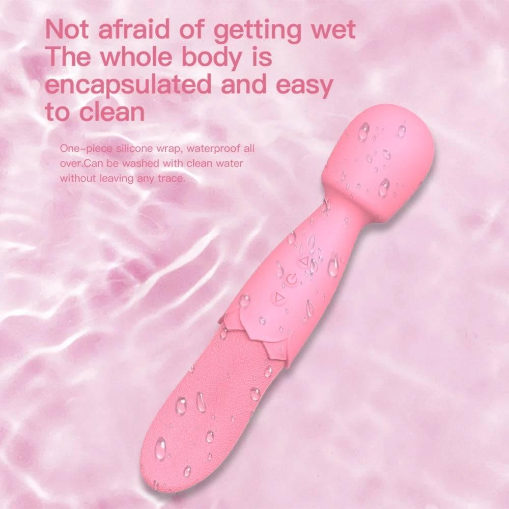 Powerful AV Vibrator Dildos Real Tongue Licking for Women 10 Modes Clitoris Stimulator G Spot Vagina Massager Sex Toys for Woman - Passion Pulse Adult