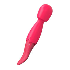 Powerful AV Vibrator Dildos Real Tongue Licking for Women 10 Modes Clitoris Stimulator G Spot Vagina Massager Sex Toys for Woman - Passion Pulse Adult