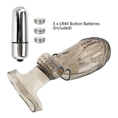Powerful Finger Vibrator Sleeve | Female Masturbator & G-Spot Massager | Clitoral Stimulator Dildo | Adult Sex Product - Passion Pulse Adult