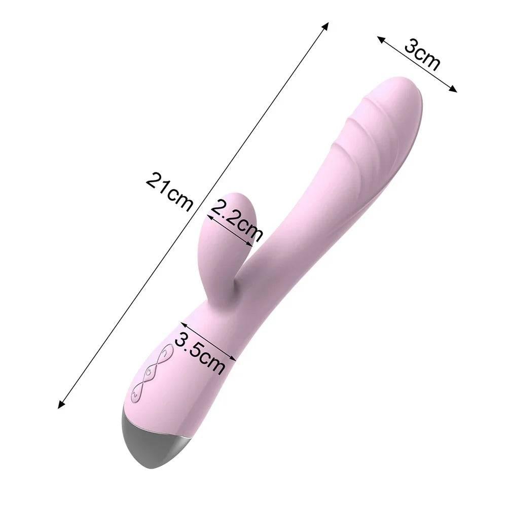 Powerful G-Spot & Clitoral Dildo Vibrator – Vagina Massager for Women - Passion Pulse Adult