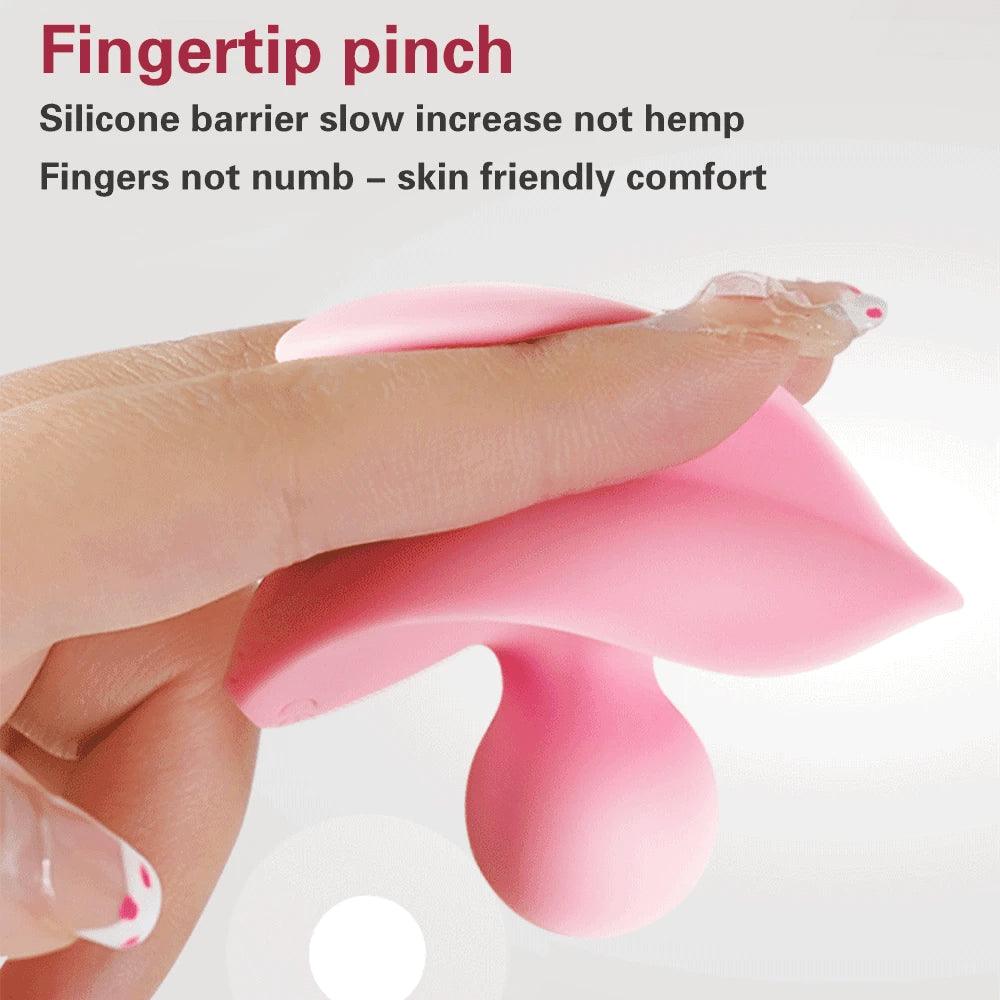 Silicone Finger G-Spot Vibrator with 10 Modes - Passion Pulse Adult