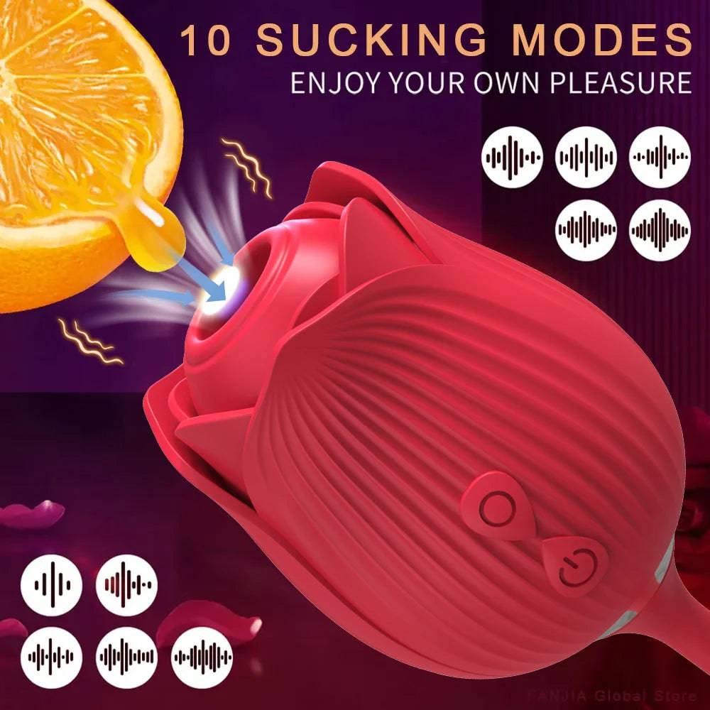 Sucking Vibrator for Women – Vagina Patting &amp; Clit Stimulator - Passion Pulse Adult