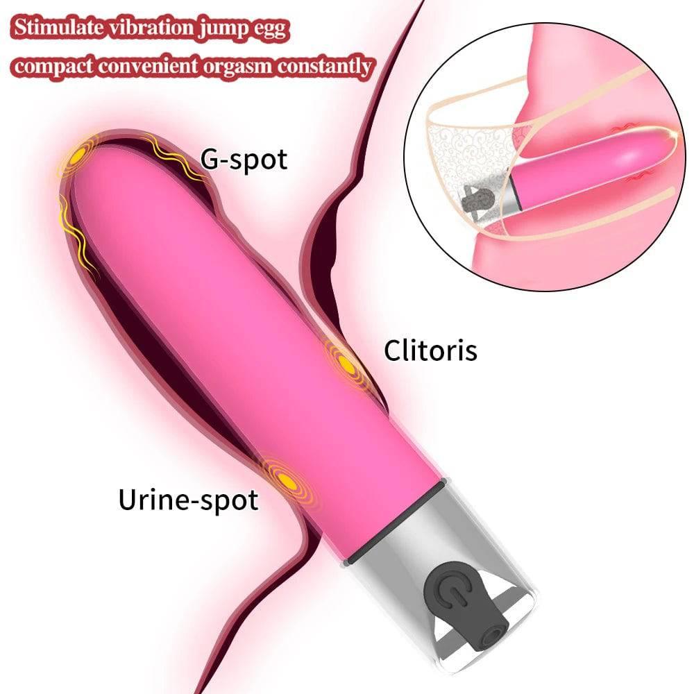 USB Charge Powerful Bullet Vibrator: Clitoral Stimulator for Women - Passion Pulse Adult