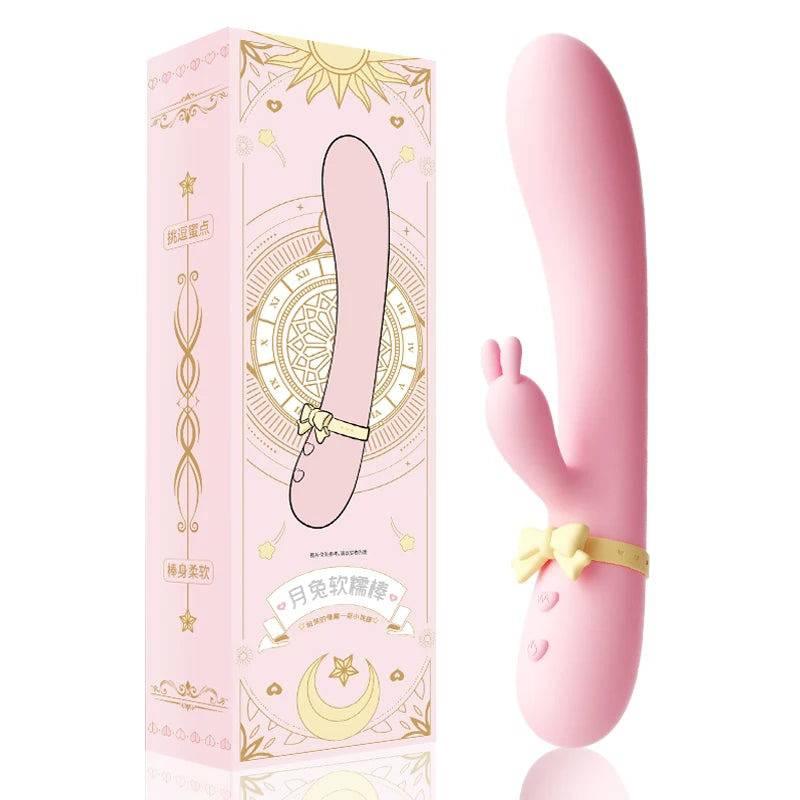 UYO Silicone Rabbit Vibrator – USB Rechargeable, Waterproof G-Spot & Clitoral Stimulator - Passion Pulse Adult