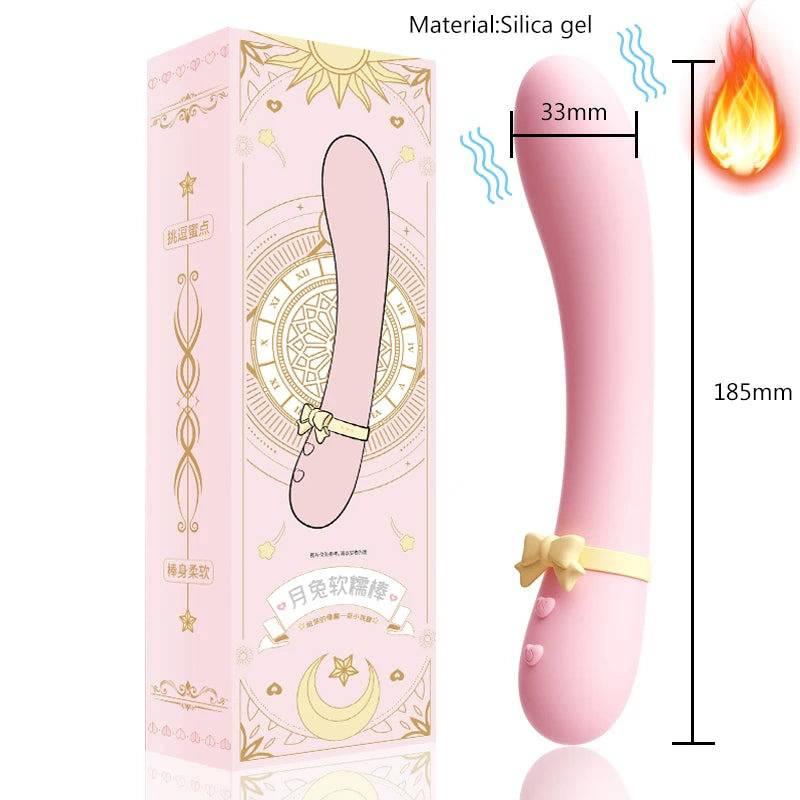 UYO Silicone Rabbit Vibrator – USB Rechargeable, Waterproof G-Spot & Clitoral Stimulator - Passion Pulse Adult