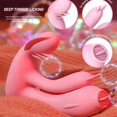 Bluetooth APP-Controlled Wearable Rabbit Vibrator - Passion Pulse Adult