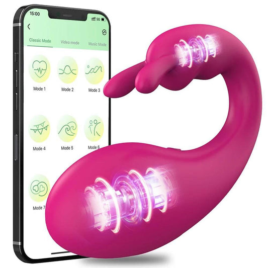 Bluetooth APP Wireless Vibrating G-Spot & Clitoris Stimulator - Passion Pulse Adult