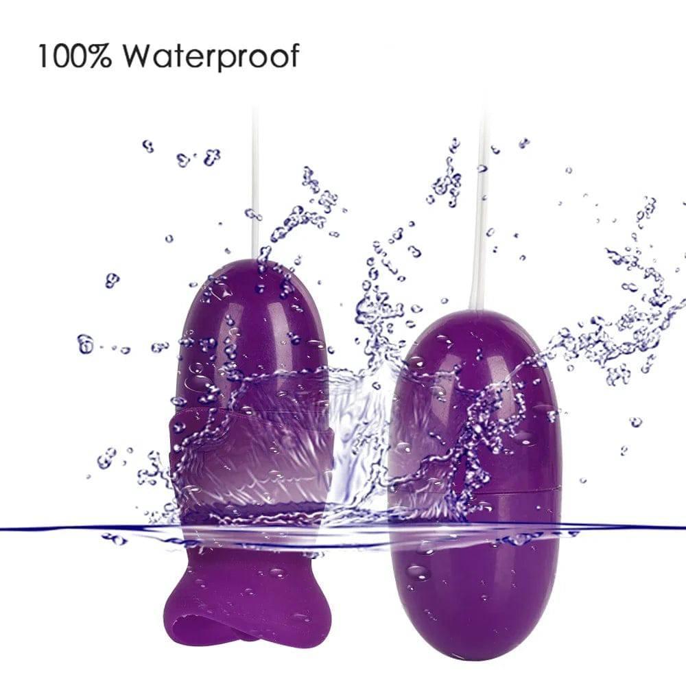 PASSION PULSE Tongue Licking Egg Vibrator: G-Spot & Clitoris Stimulator - Passion Pulse Adult