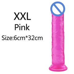 Affordable Realistic Jelly Dildo – 6 Sizes - Passion Pulse Adult