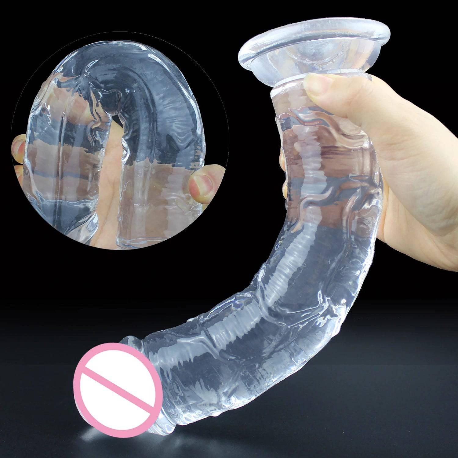 Affordable Realistic Jelly Dildo – 6 Sizes - Passion Pulse Adult