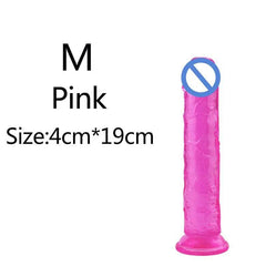 Affordable Realistic Jelly Dildo – 6 Sizes - Passion Pulse Adult