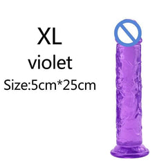 Affordable Realistic Jelly Dildo – 6 Sizes - Passion Pulse Adult