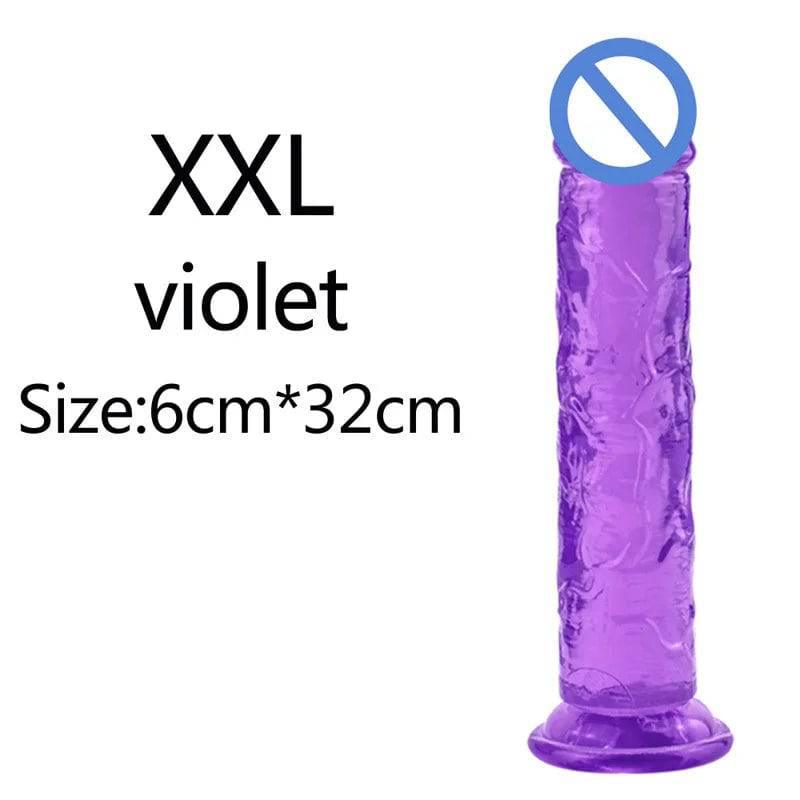 Affordable Realistic Jelly Dildo – 6 Sizes - Passion Pulse Adult