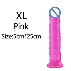 Affordable Realistic Jelly Dildo – 6 Sizes - Passion Pulse Adult