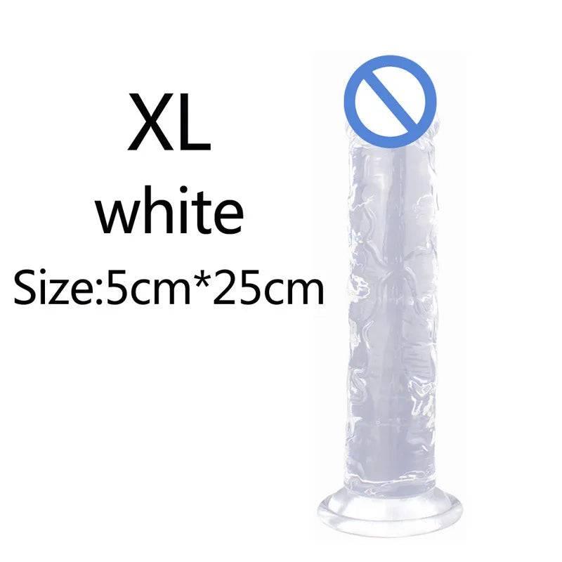 Affordable Realistic Jelly Dildo – 6 Sizes - Passion Pulse Adult