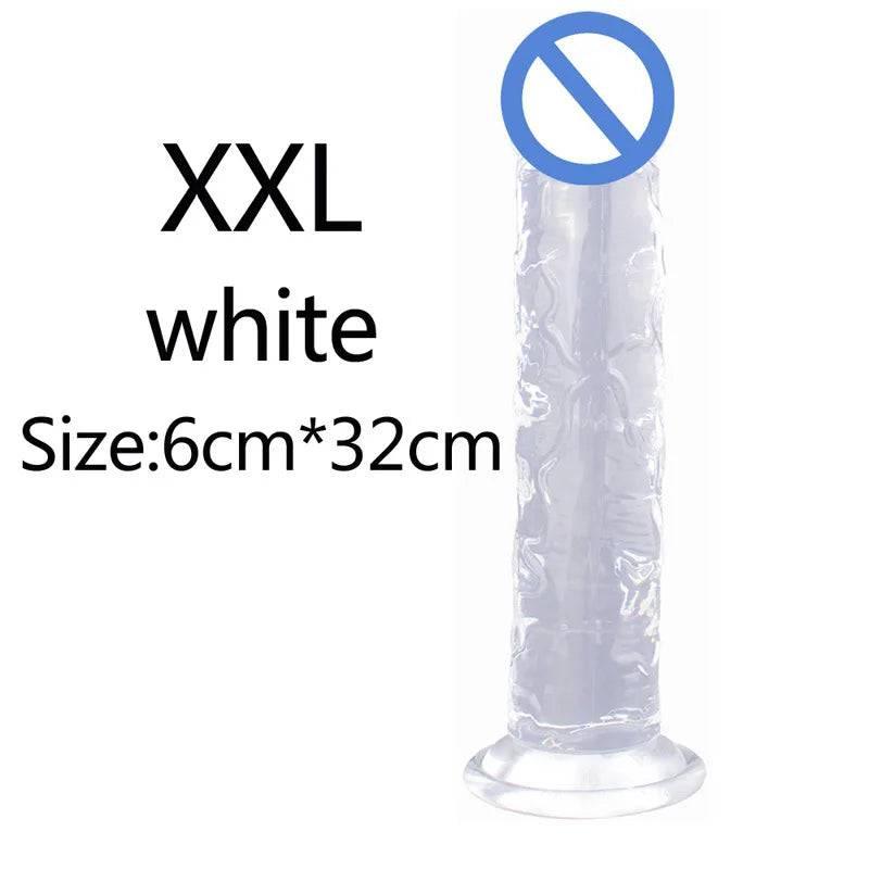 Affordable Realistic Jelly Dildo – 6 Sizes - Passion Pulse Adult