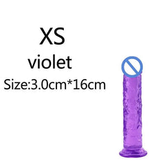 Affordable Realistic Jelly Dildo – 6 Sizes - Passion Pulse Adult