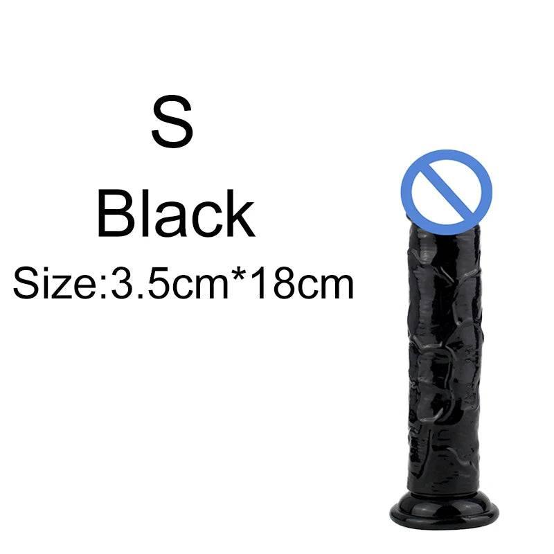 Affordable Realistic Jelly Dildo – 6 Sizes - Passion Pulse Adult