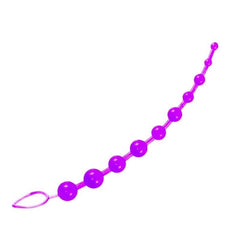 10 Beads Anal Silky Sensation - 10-Bead Silicone Pleasure String - Passion Pulse Adult
