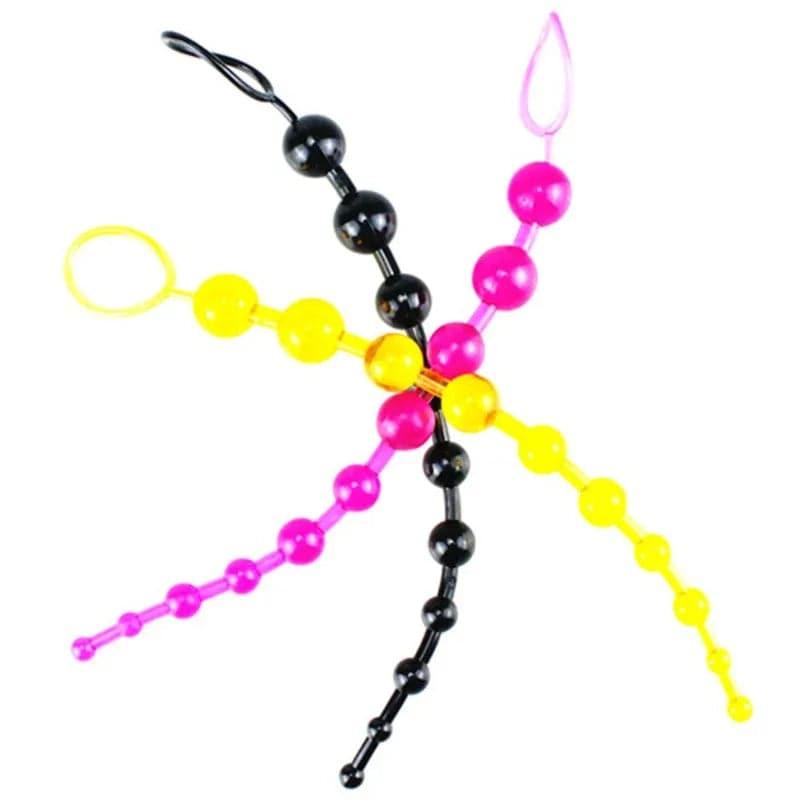 10 Beads Anal Silky Sensation - 10-Bead Silicone Pleasure String - Passion Pulse Adult