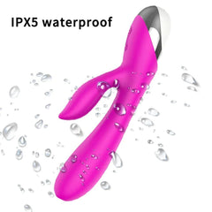 10-Speed USB Rechargeable Rabbit Vibrator – Powerful G-Spot & Clitoral Stimulator - Passion Pulse Adult