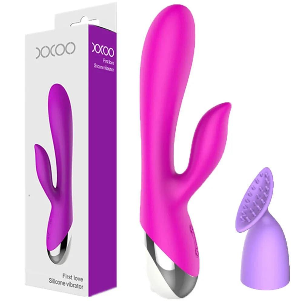 10-Speed USB Rechargeable Rabbit Vibrator – Powerful G-Spot & Clitoral Stimulator - Passion Pulse Adult
