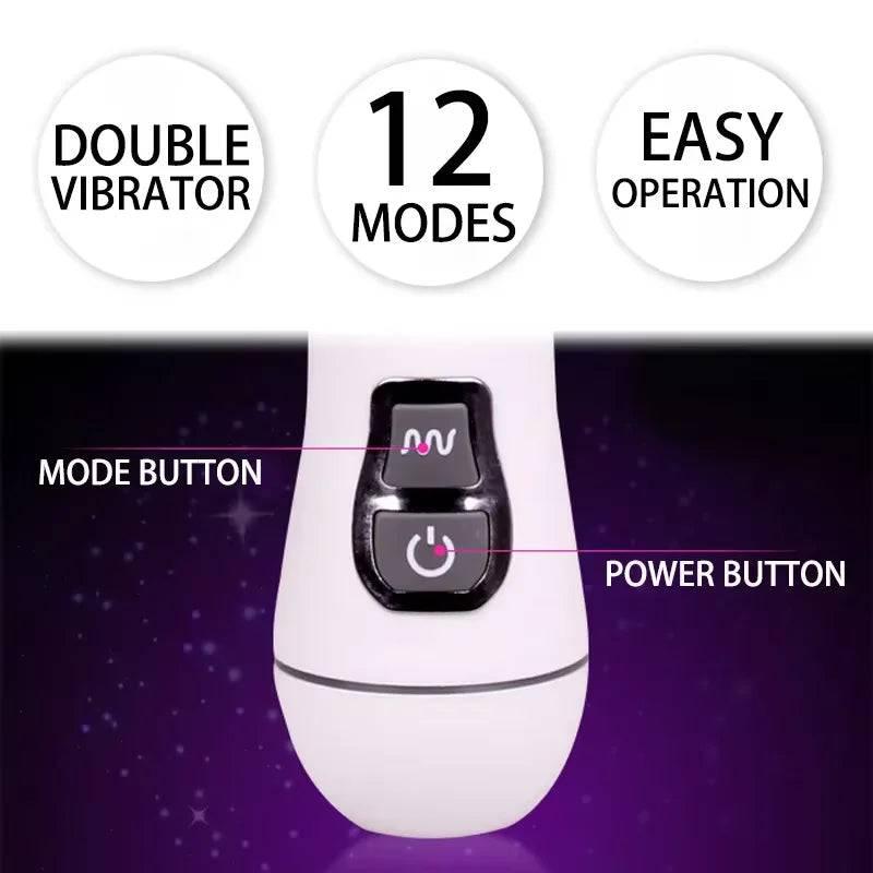 12-Speed G-Spot Rabbit Vibrator - Passion Pulse Adult