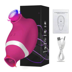 2-in-1 Clitoris Sucking & Vibrating Egg: Powerful Stimulator for Women - Passion Pulse Adult