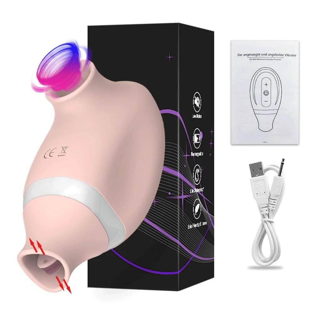 2-in-1 Clitoris Sucking & Vibrating Egg: Powerful Stimulator for Women - Passion Pulse Adult
