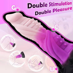 8-Inch Fantasy Dragon Dildo – G-Spot & Prostate Silicone Suction Cup Toy - Passion Pulse Adult
