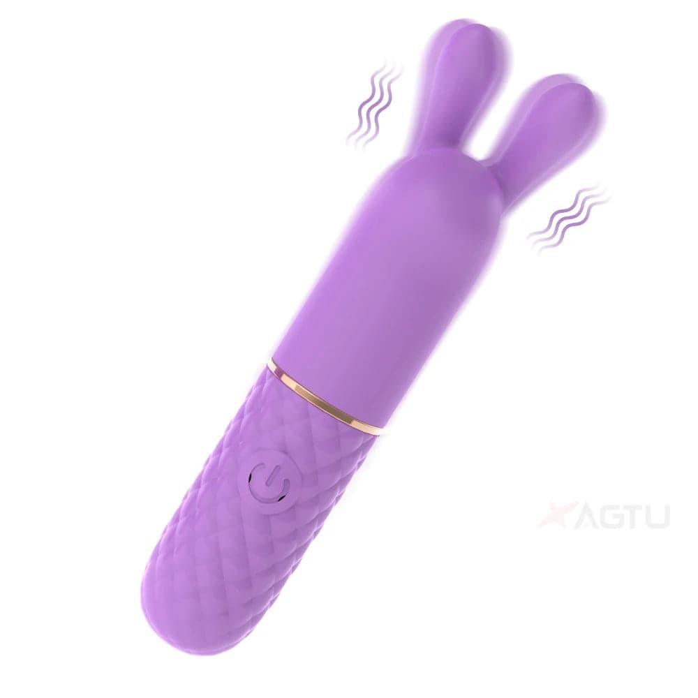 Fast Orgasm Mini Rabbit Bullet Vibrator for Women 10 Speed Clitoris Stimulator Rechargeable Masturbation Sex Toy for Adult Goods - Passion Pulse Adult