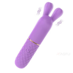 Fast Orgasm Mini Rabbit Bullet Vibrator for Women 10 Speed Clitoris Stimulator Rechargeable Masturbation Sex Toy for Adult Goods - Passion Pulse Adult