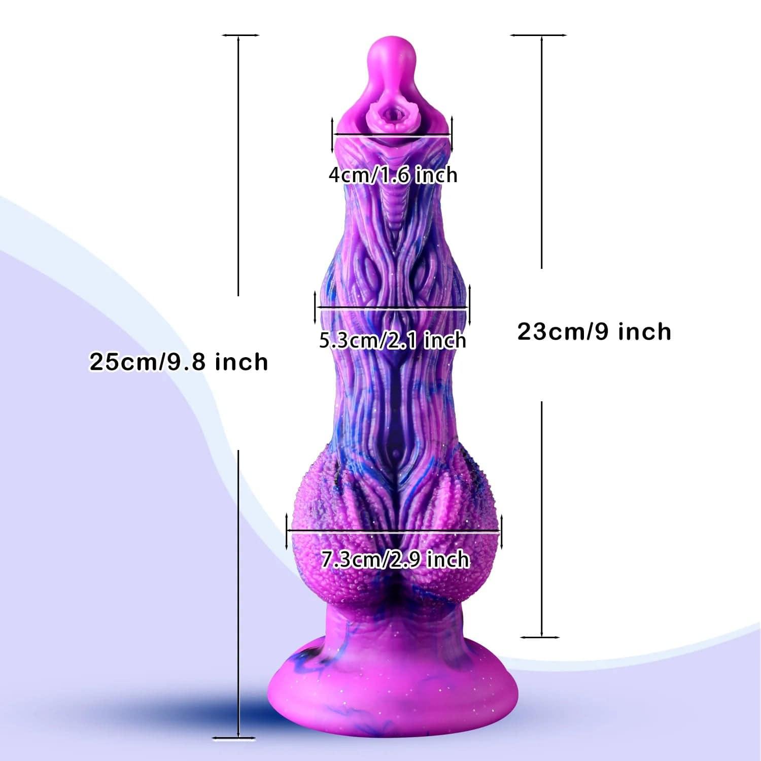 Large Monster Dildo - Realistic G-Spot & Anal Stimulator - Passion Pulse Adult
