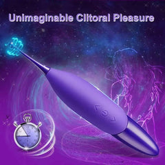 Mini Clitoris G-Spot Vibrator for Women: 3 Silicone Heads, 10 Vibration Modes, Clitoral & Penis Stimulator - Passion Pulse Adult