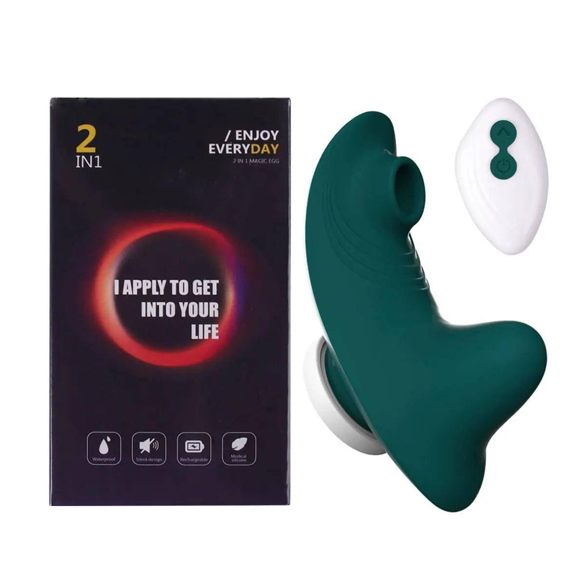 Mini Clitoris Sucker with Remote Control - Passion Pulse Adult