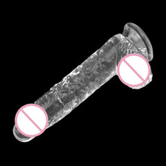 Mini Transparent Realistic Dildo - G-Spot Stimulator for Women - Passion Pulse Adult