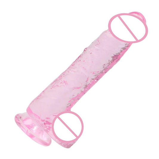 Mini Transparent Realistic Dildo - G-Spot Stimulator for Women - Passion Pulse Adult