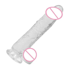 Mini Transparent Realistic Dildo - G-Spot Stimulator for Women - Passion Pulse Adult
