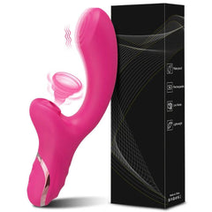 Powerful Clitoral Sucking & Dildo Vibrator – 20 Modes for G-Spot & Vagina Stimulation - Passion Pulse Adult
