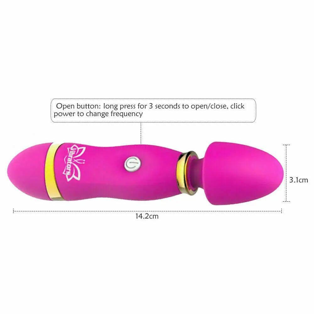 Powerful Mini Vibrator: Vagina & Anal Plug, G-Spot Stimulator - Passion Pulse Adult