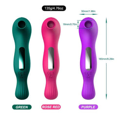 Powerful Sucking Vibrator with Vacuum Suction - Passion Pulse Adult