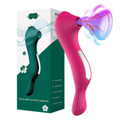 Powerful Sucking Vibrator with Vacuum Suction - Passion Pulse Adult