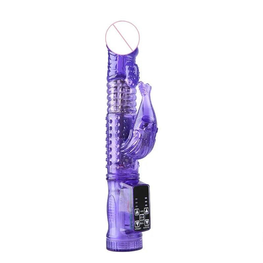 Powerful Thrusting Rabbit Vibrator – Realistic G-Spot & Clitoral Massager - Passion Pulse Adult