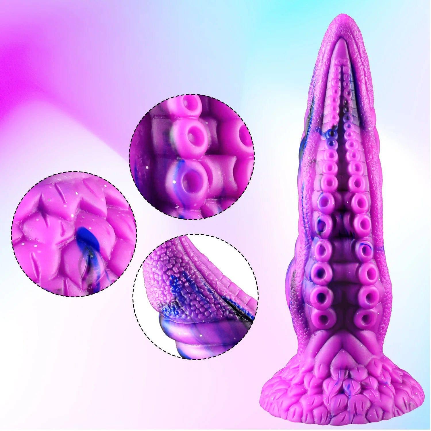 Silicone Monster Tentacle Dildo – Octopus & Dragon Design with Suction Cup - Passion Pulse Adult