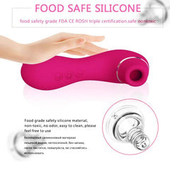 Sucking tongue licking G-spot patting double head vibrator - Passion Pulse Adult