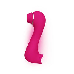 Sucking tongue licking G-spot patting double head vibrator - Passion Pulse Adult
