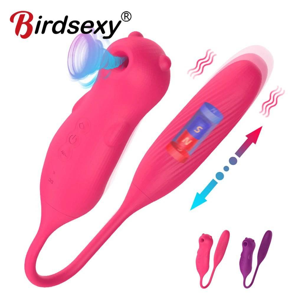 Sucking Vibrator with G-Spot & Clitoral Stimulator - Passion Pulse Adult