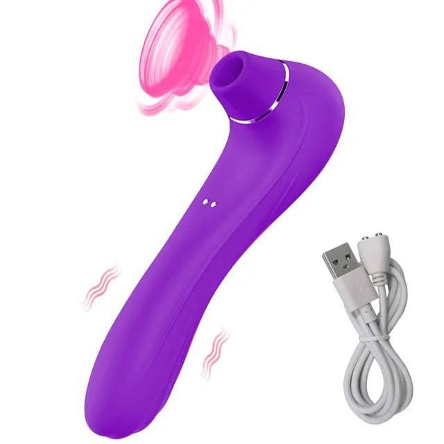 Vagina Sucking Vibrator: Oral Tongue Suction & Clitoris Stimulator - Passion Pulse Adult