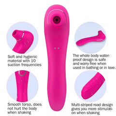 Vagina Sucking Vibrator: Oral Tongue Suction & Clitoris Stimulator - Passion Pulse Adult